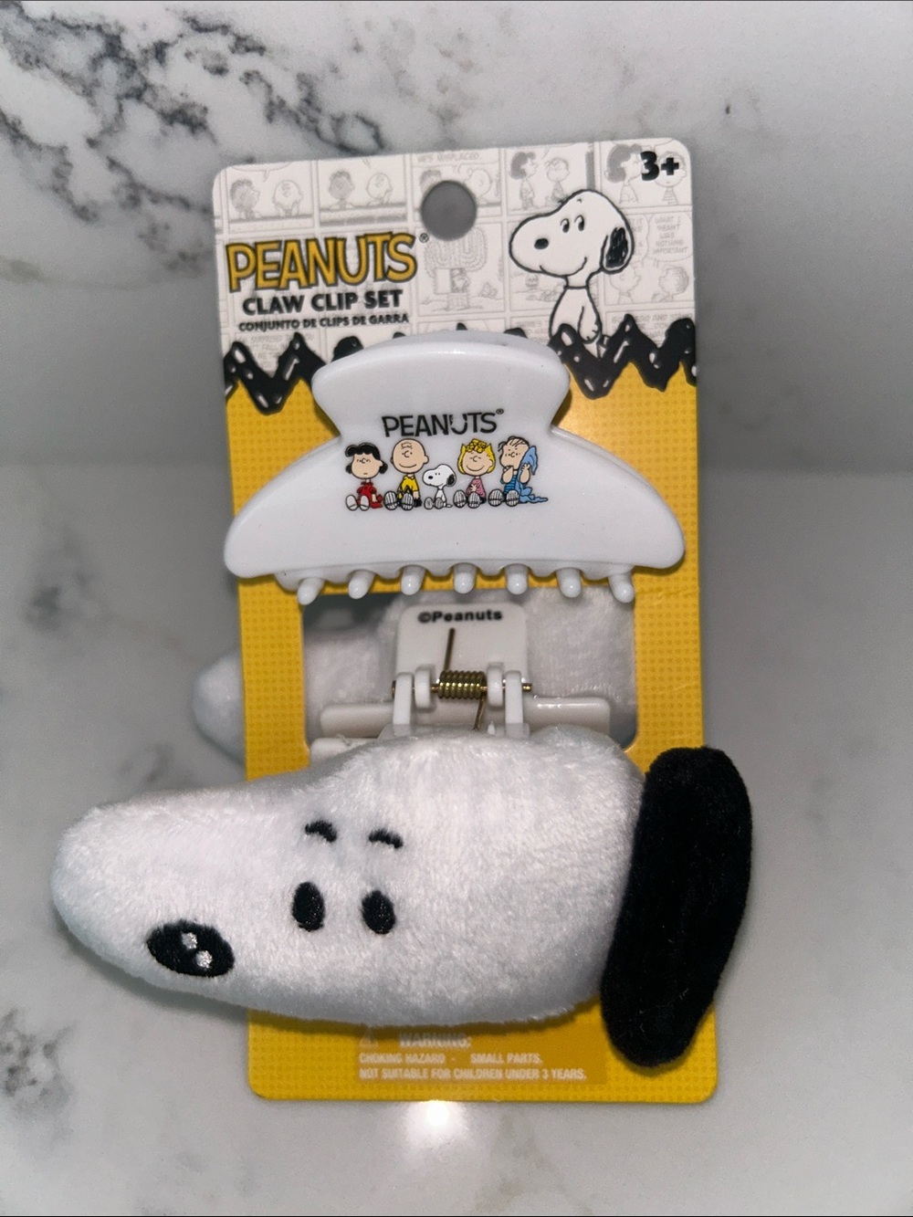 Peanuts Snoopy Plush Claw Hair Clip